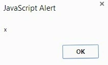 Javascript alert