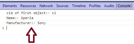 fetch value from collection