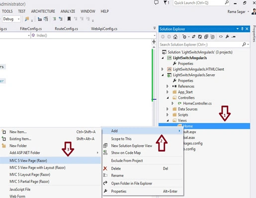 MVC 5 View Page