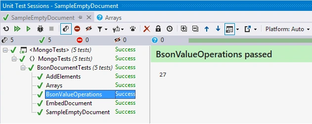 Bson Value Operation