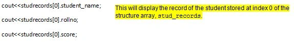 dimension of the array 