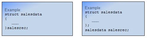 structure variable
