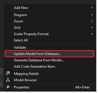 update model