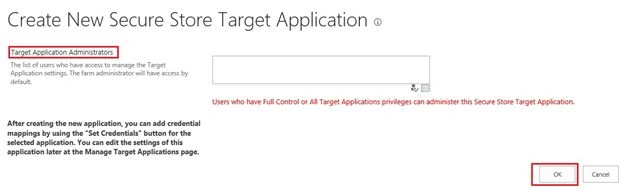 Application Admin Details in share point