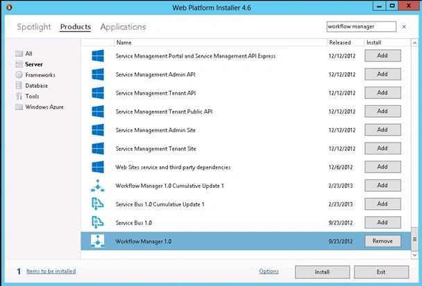 Add the Workflow Manager
