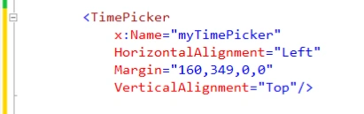 TimePicker