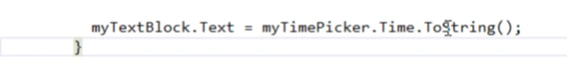TimePicker