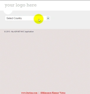 Dropdown list