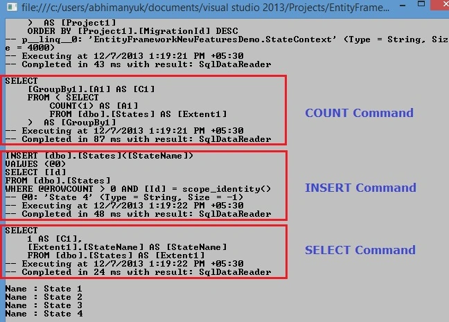 Count command