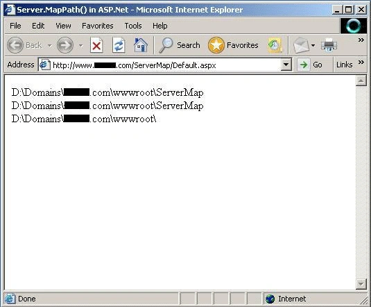 Server.MapPath() In ASP.NET
