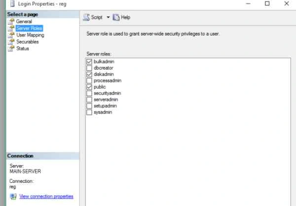 Server Roles