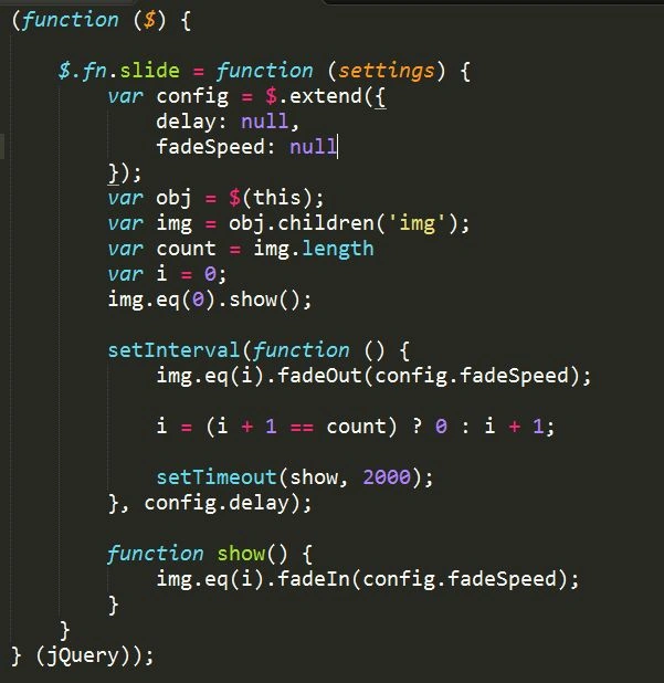 jQuery plugin File Code