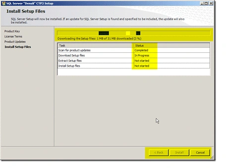 Install-setup-Files in sql server