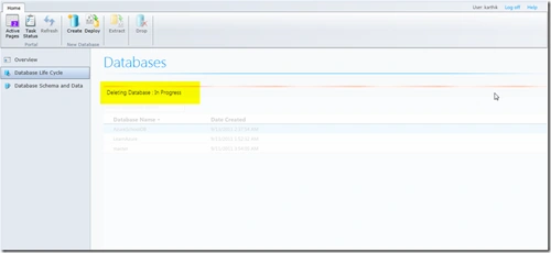 deletion action in SQL Azure Q2