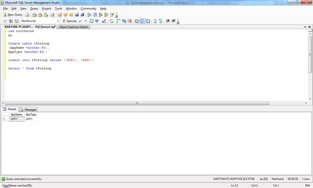For Loop container task in SSIS Packaging
