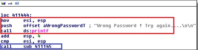 Wrong Password