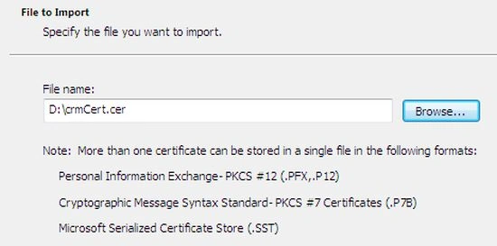 file to import