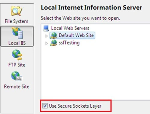 local internet information server