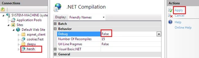 Debugging options