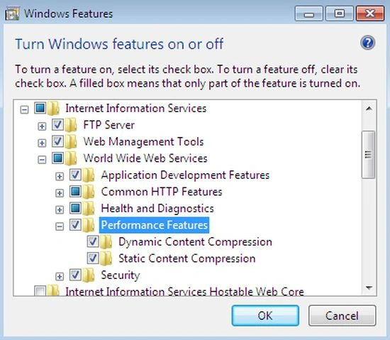 IIS Features
