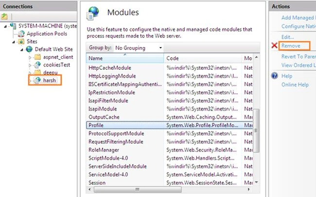 unoccupied modules