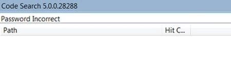 Password is Incorrect string