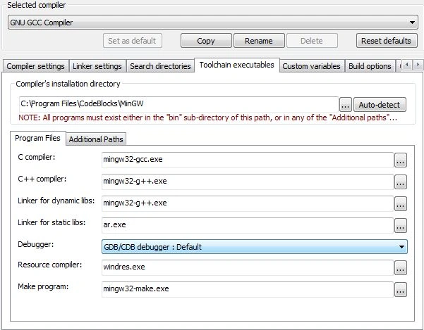 Compiler Settings