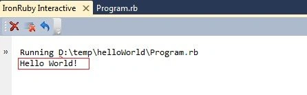 Ruby interactive shell