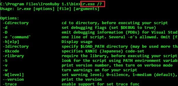 Nuget console