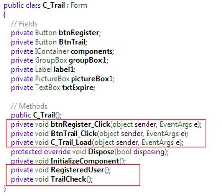 C Trail class