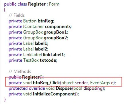 button click method