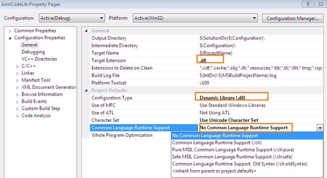 Asm code lib