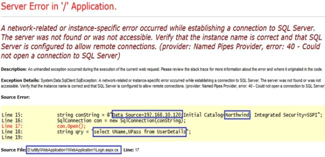 server error
