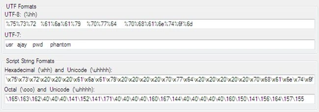 UTF format