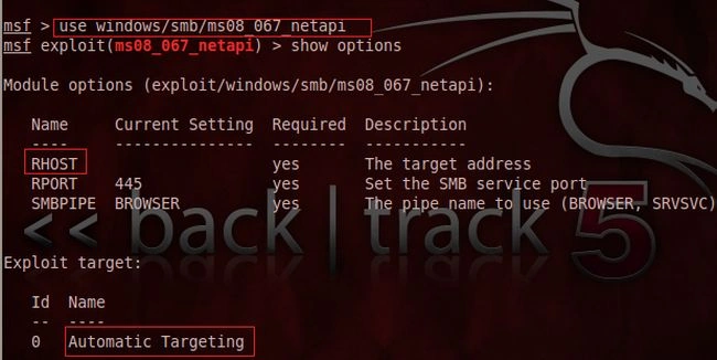 set RHOST