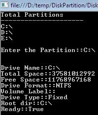 Details of disk drives