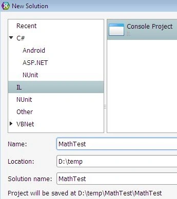 Console project