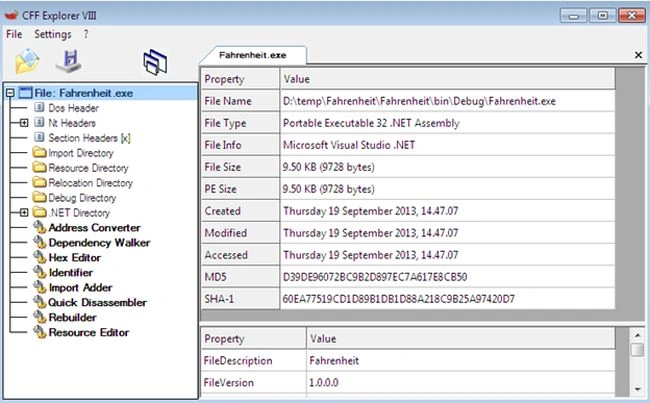 CFF Explorer