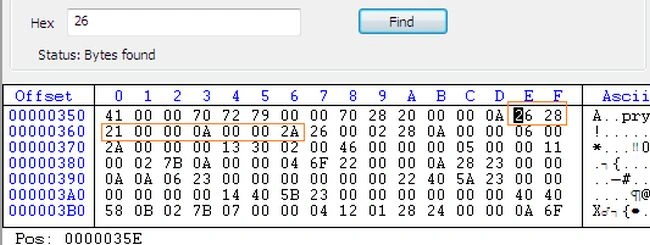 CFF hex code