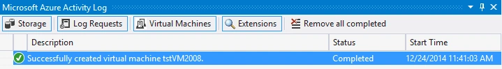 azure activity log