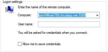 logon settings