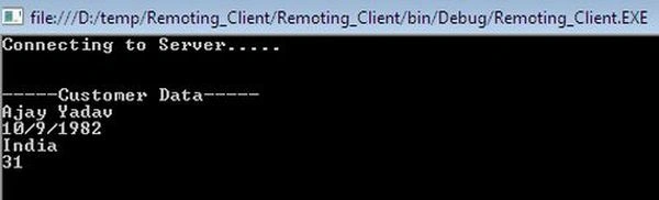 Customer data