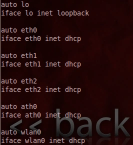 set network