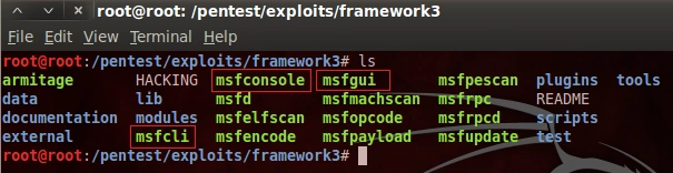 modules of metasplit