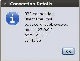connection details