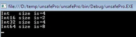 program outout
