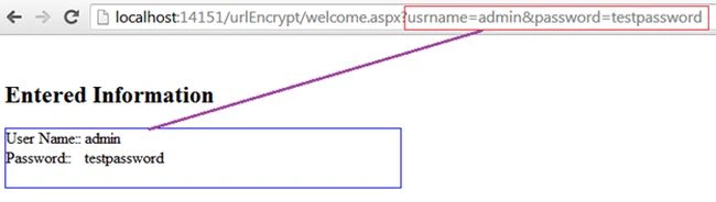 enter information