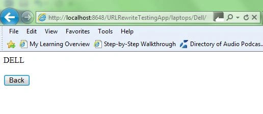 rewrite URL in ASP.NET