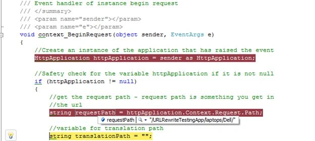 rewrite URL in ASP.NET