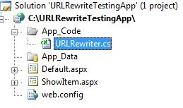 URL Rewriting in ASP.NET